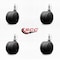 Service Caster 3'' Black Heavy Duty Floor Safe Twin Wheel Caster 1/2'' Threaded Stem , 4PK SCC-TS02S75-TPR-BLK-121310-4 - alternate 3